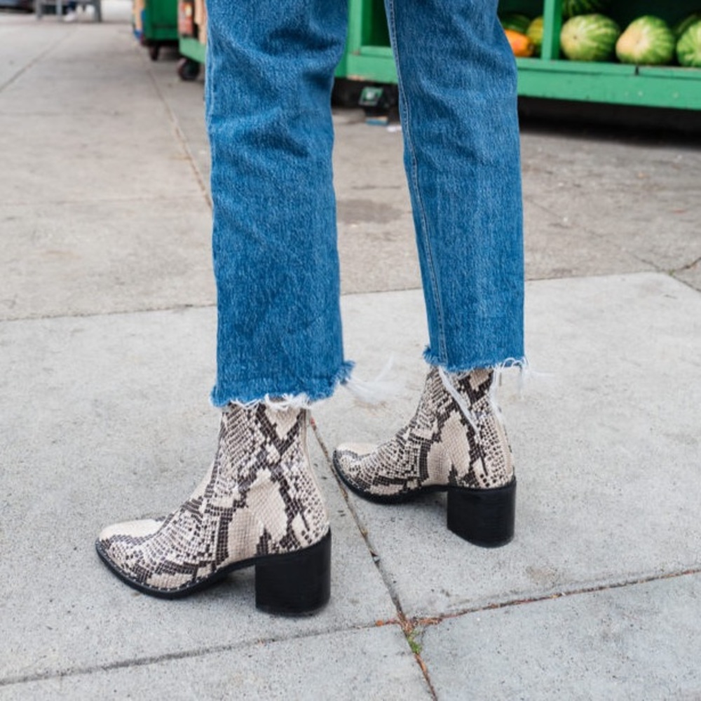 Treasure And Bond Farrah Python Snakeskin Embosse… - image 6